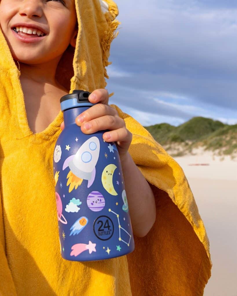 24BOTTLES Kids Urban rozsdamentes acél kulacs | Space Friends | Több méretben