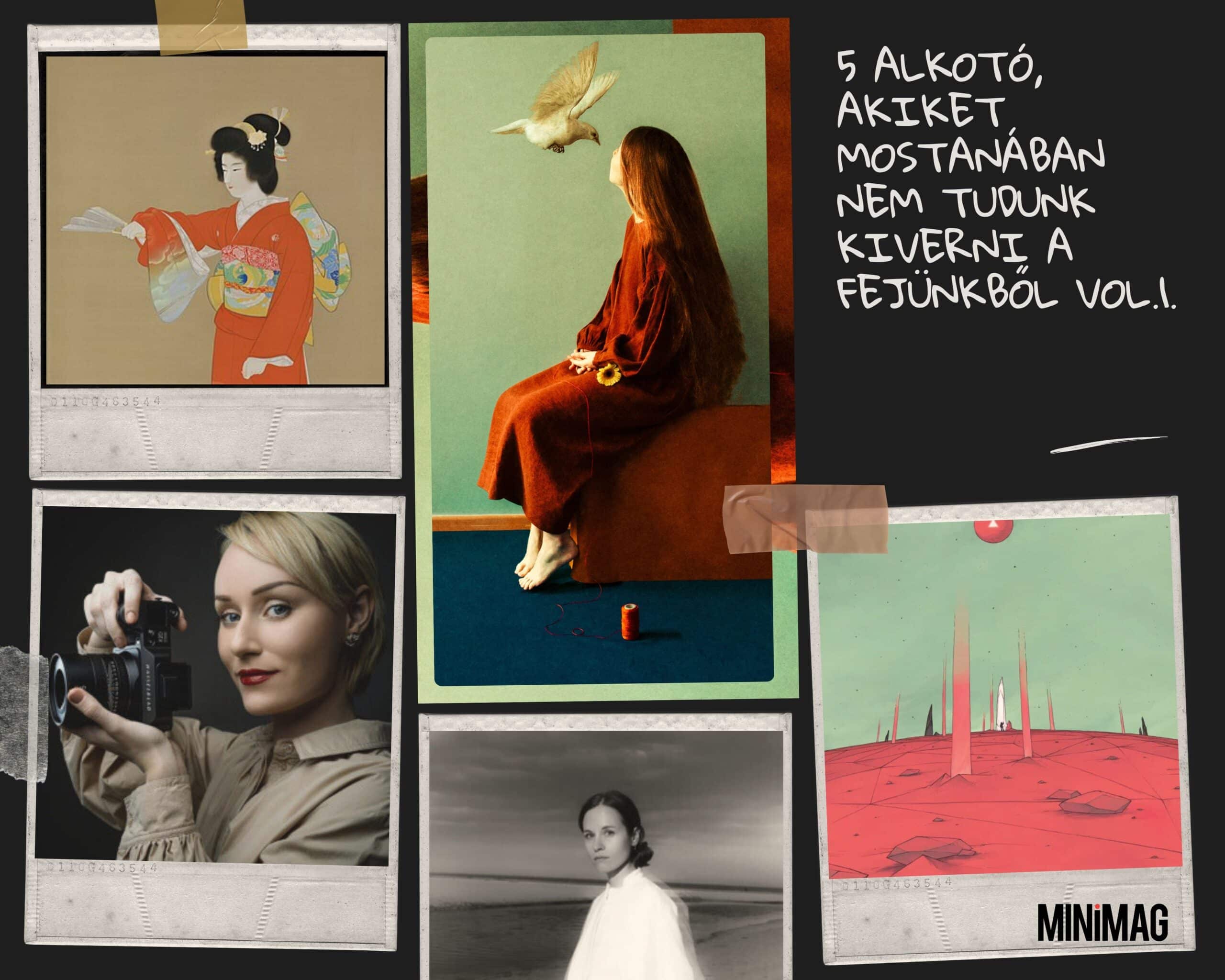 5 művész, akiket szeretünk, és akiket neked is meg kell ismerned. Barsi Flóra, Shōen Uemura, Gabriele Brombin, Laura Makabresku, Hania Rani. ennyi kellett volna