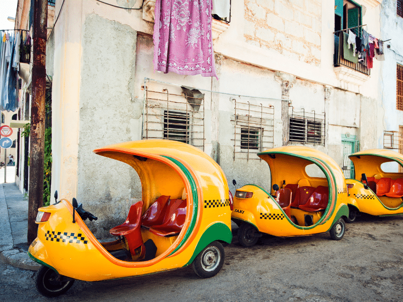 Coco Taxi Kubában