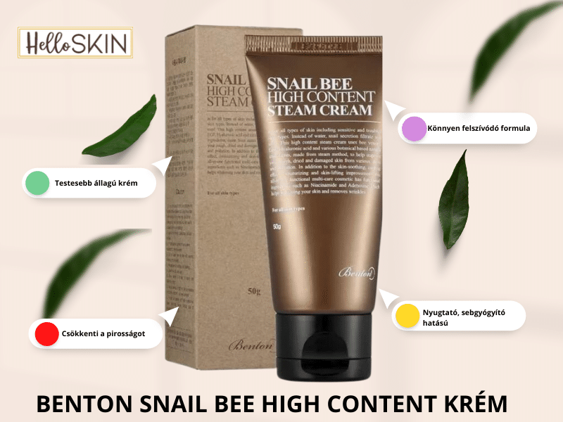 Benton snail bee high content krém