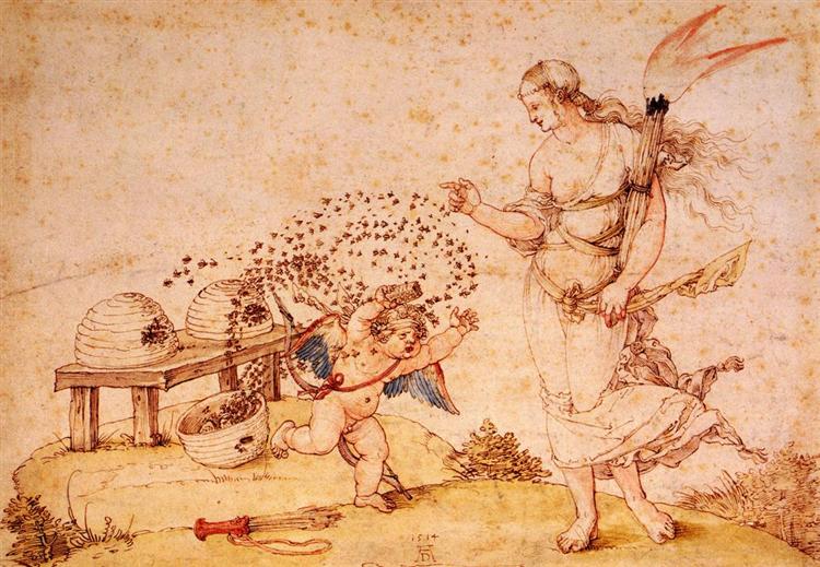 Cupid the Honey Thief Albrecht Durer