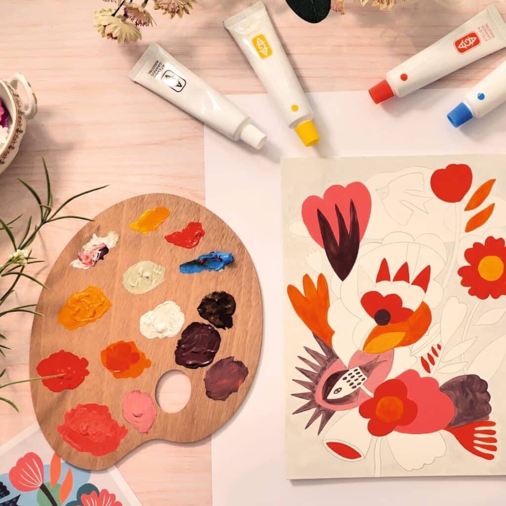 Djeco AGA Művészi készlet | Atelier 22 | Színkeverés, Tigris