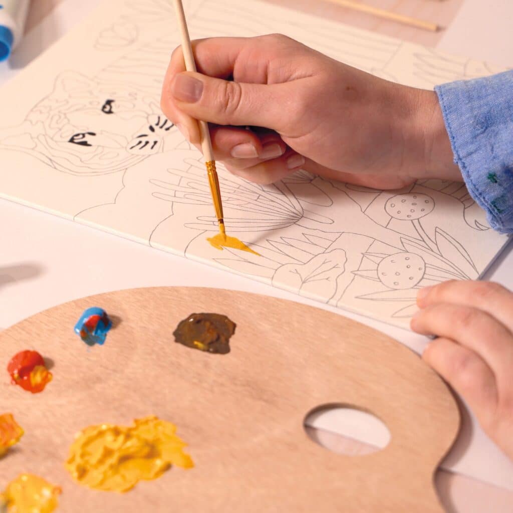 Djeco AGA Művészi készlet | Atelier 22 | Színkeverés, Tigris