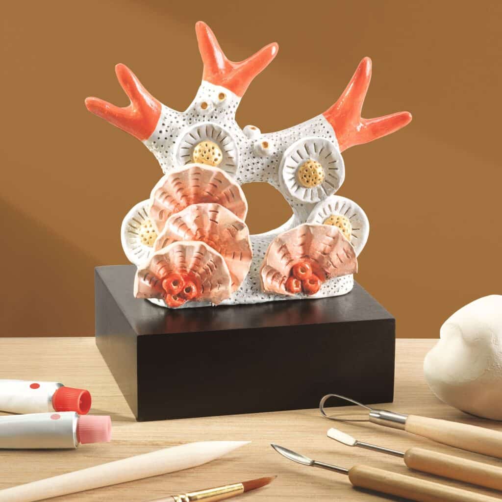 Djeco AGA Művészi készlet | Atelier 85 | Agyagszobor, Korall