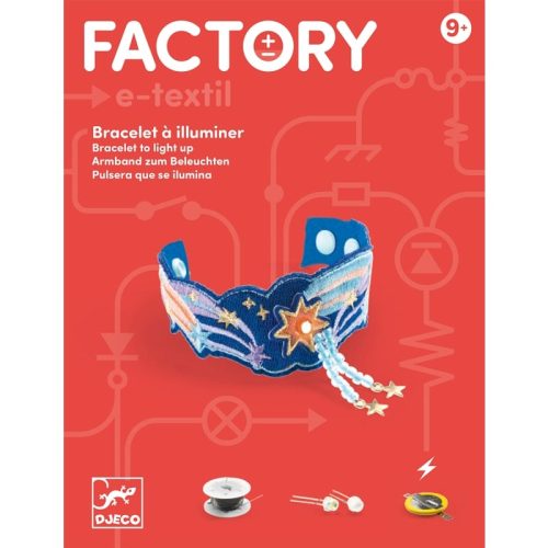 Djeco E-textil műhely – Csillagfény karkötő (LED ékszer)