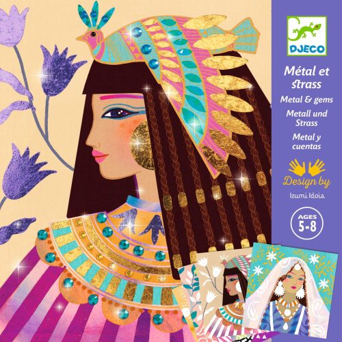 Djeco Design by – Fémfóliás színezés „Értékes ékszerek”