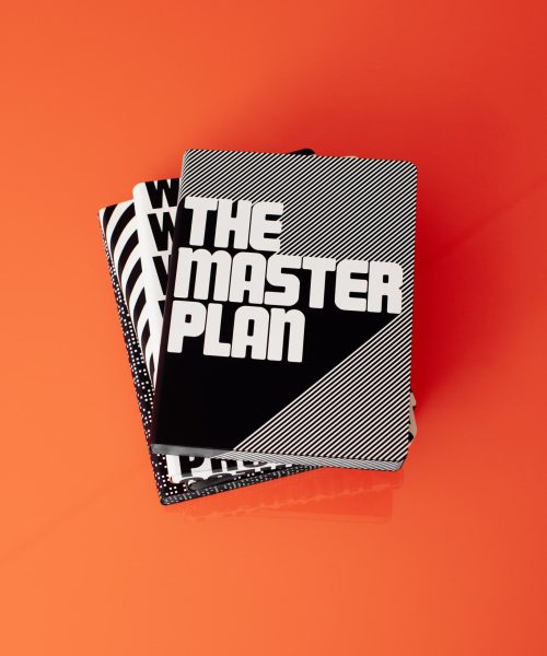 NUUNA Graphic L | Prémium pontozott lapos Jegyzetfüzet | The master plan