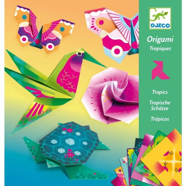 djeco origami trópusi madarak