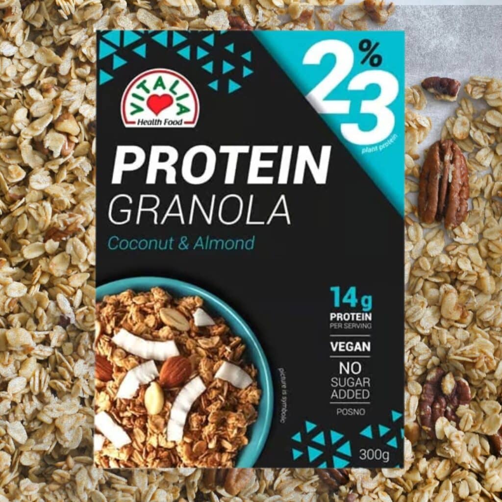VITALIA Granola Protein kókuszos mandulás