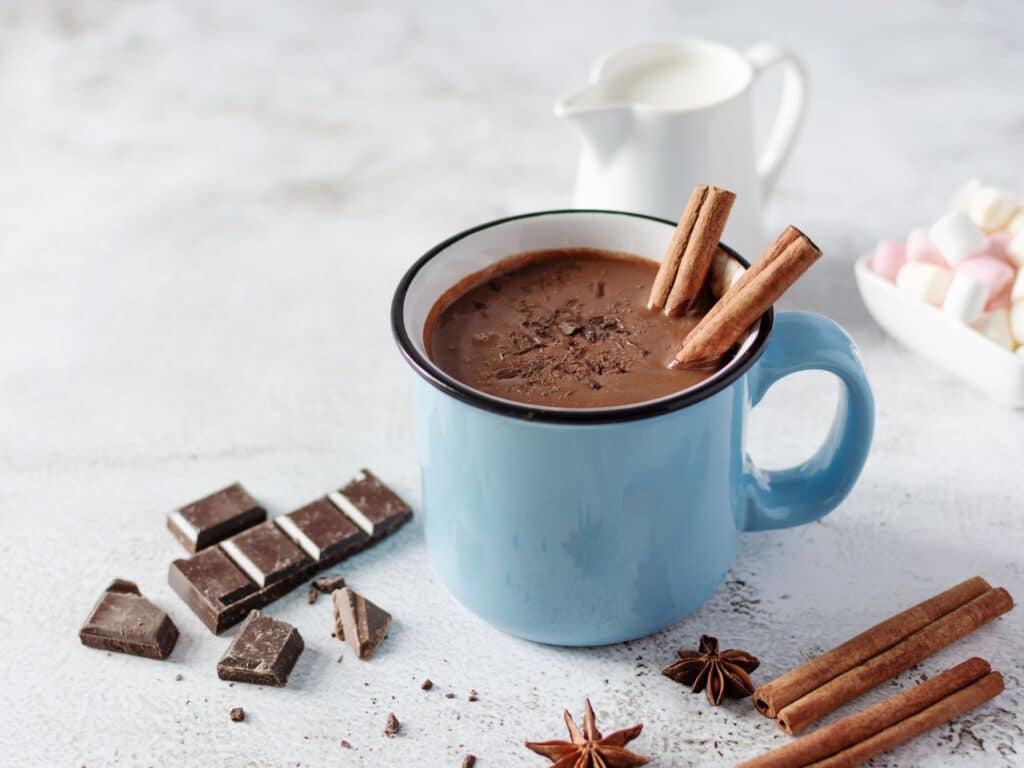 Krémes, fűszeres forró csoki 2 adag