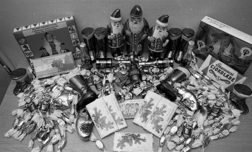 a Magyar Édesipar Szerencsi Csokoládégyár termékei.