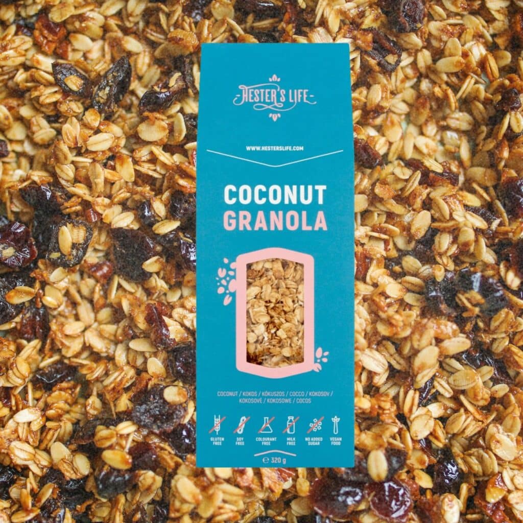 Hester's Life kókuszos granola