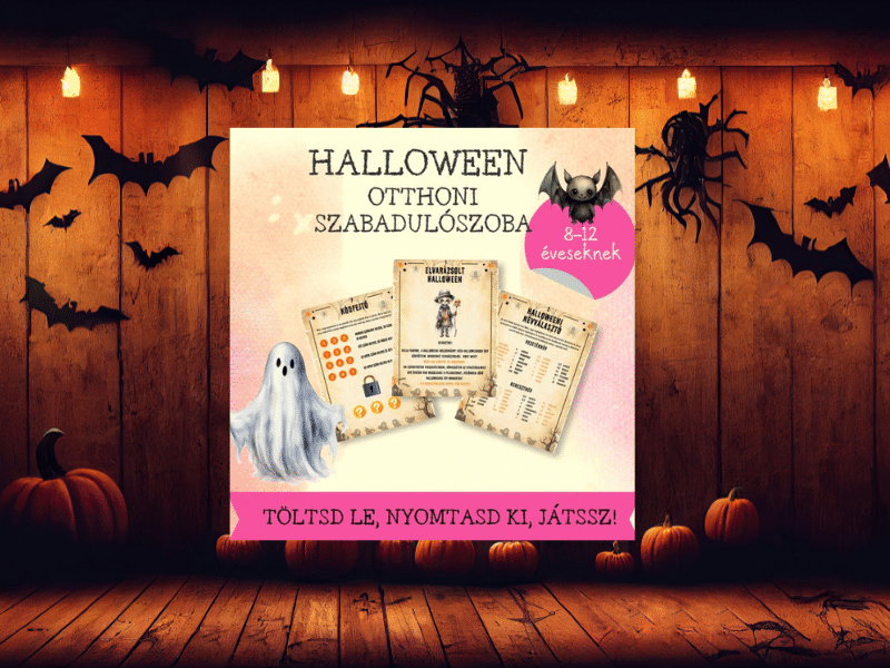 Halloweeni szabadulószoba gyerekeknek