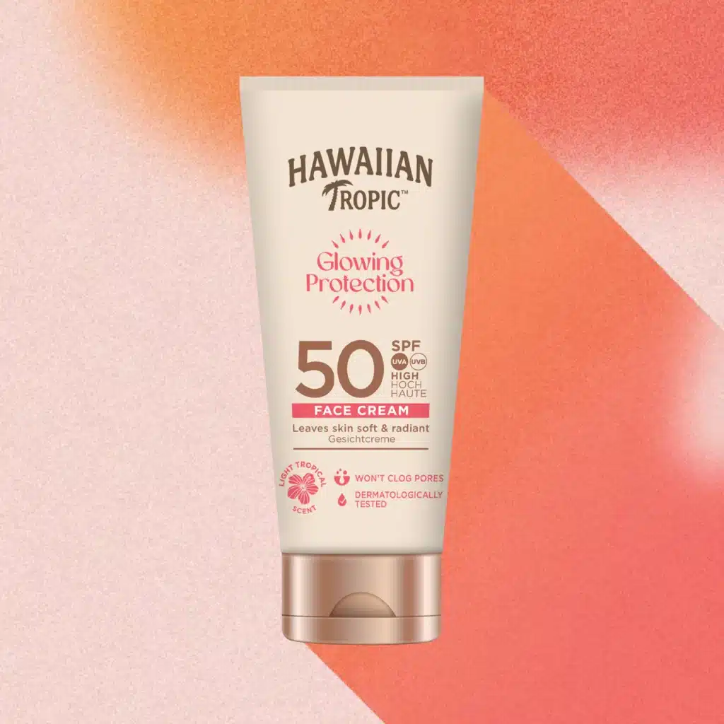 Hawaiian Tropic Glowing Protection Face Cream napozókrém arcra SPF 50