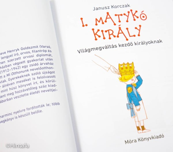 Janusz Korczak: I. Matykó király -világmegváltás kezdő királyoknak