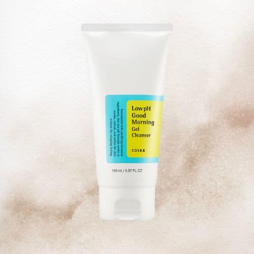 1. Tisztítás: COSRX Low pH Good Morning Gel Cleanser kamasz bőrápolás