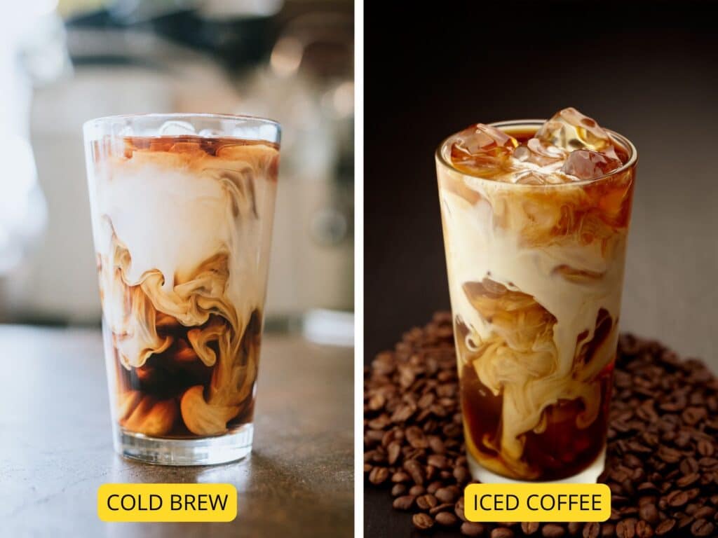 6. Cold brew vs. Iced coffee