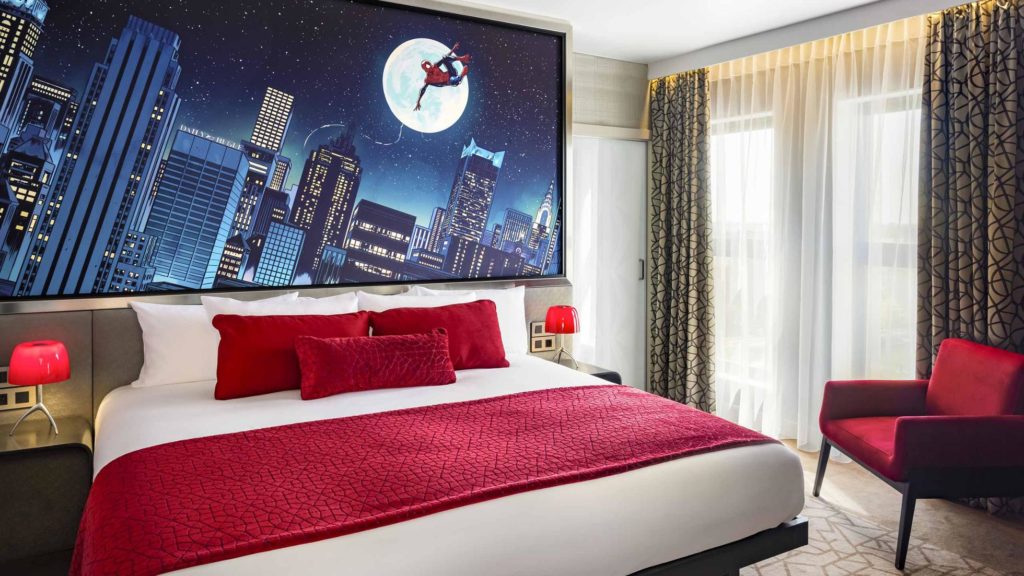 marvel hotel pókember lakosztály minimag