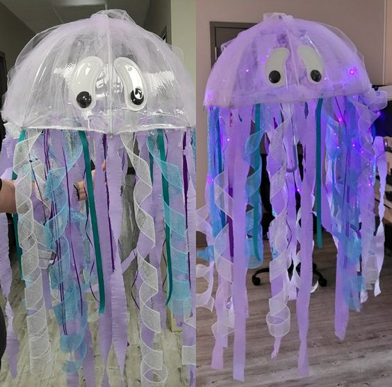 meduza jelmez házilag