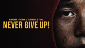 never give up