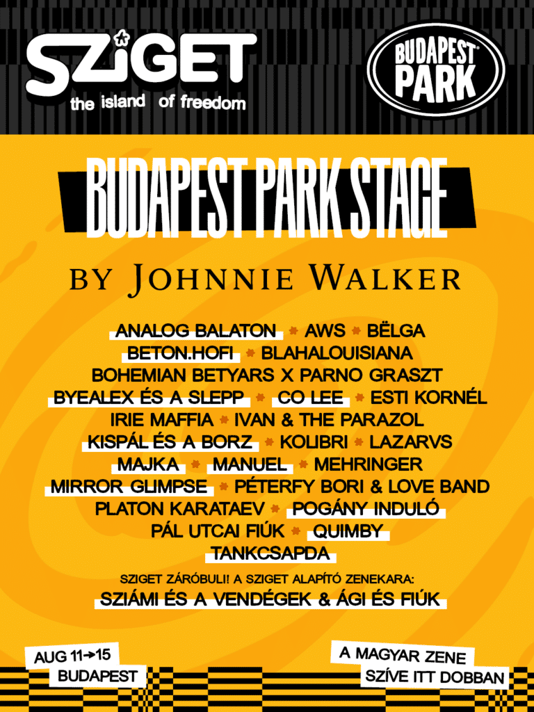 A Budapest Park Stage by Johnnie Walker