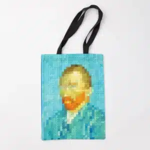 PIXEL ART vászontáska | Van Gogh 