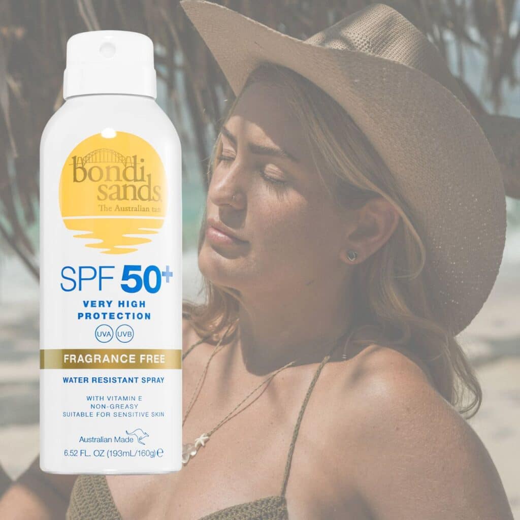 Bondi Sands SPF 50+ Fragrance Free napvédő spray SPF 50+